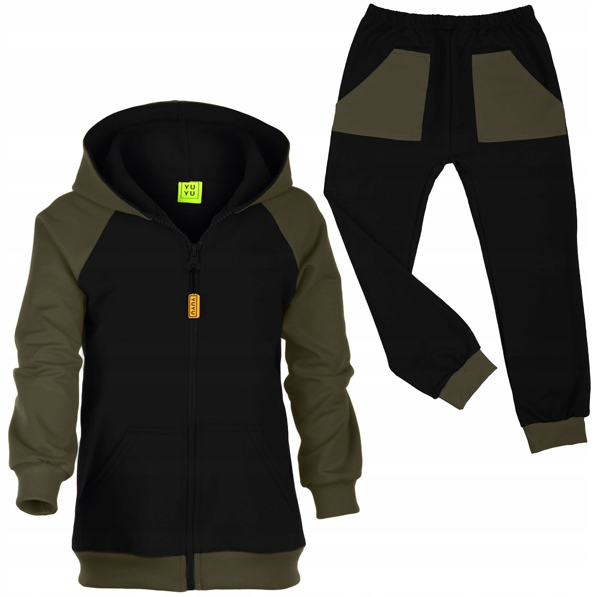 

Bobas Dres Bluza Czarna Khaki Spodnie 104