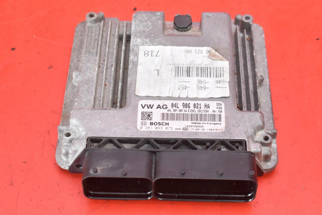 control unit computer of the engine 04L906021HA 0281033073 AUDI A6 C7 2.0 TDI 190 KM