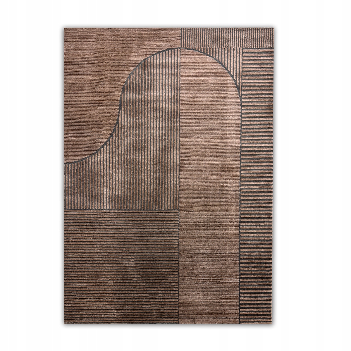 Duży Dywan 240x310 CM Antracyt Do Salonu Praktyczny Trwały Styl