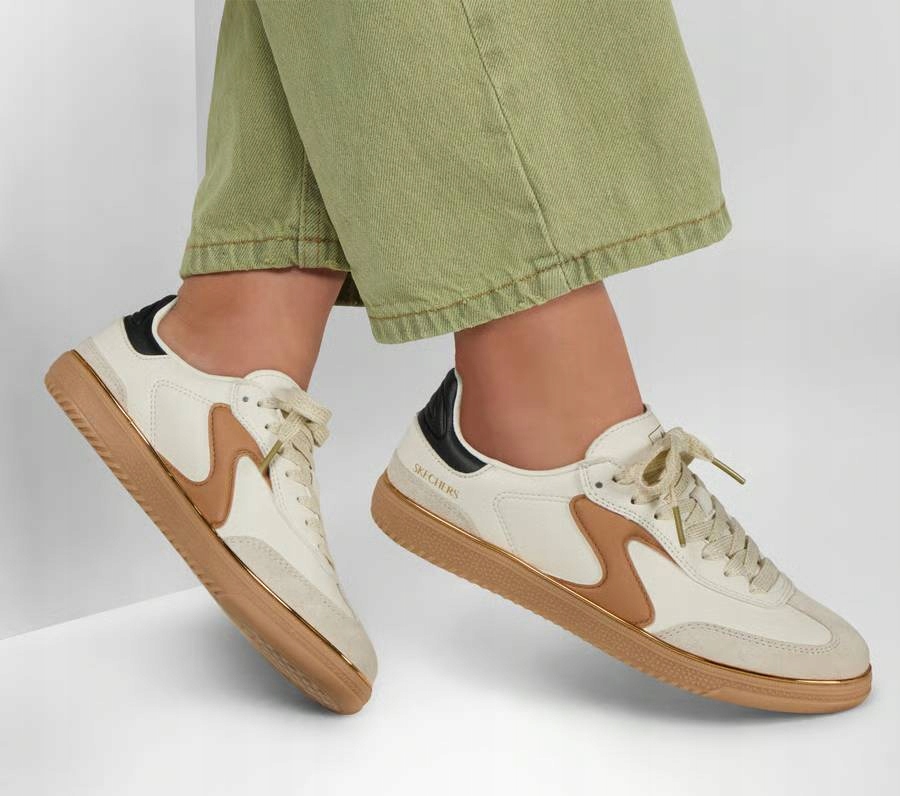 Skechers 185405 Ntbr přírodní sportovní polobotky vel. 36 šněrovací Kochland