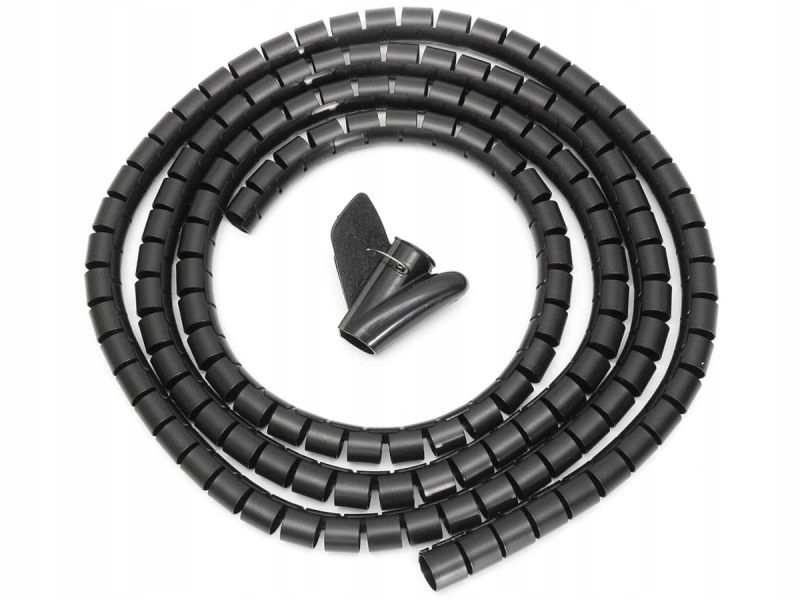 

Organizer Kabli Maskownica Spiralna Czarna 3m