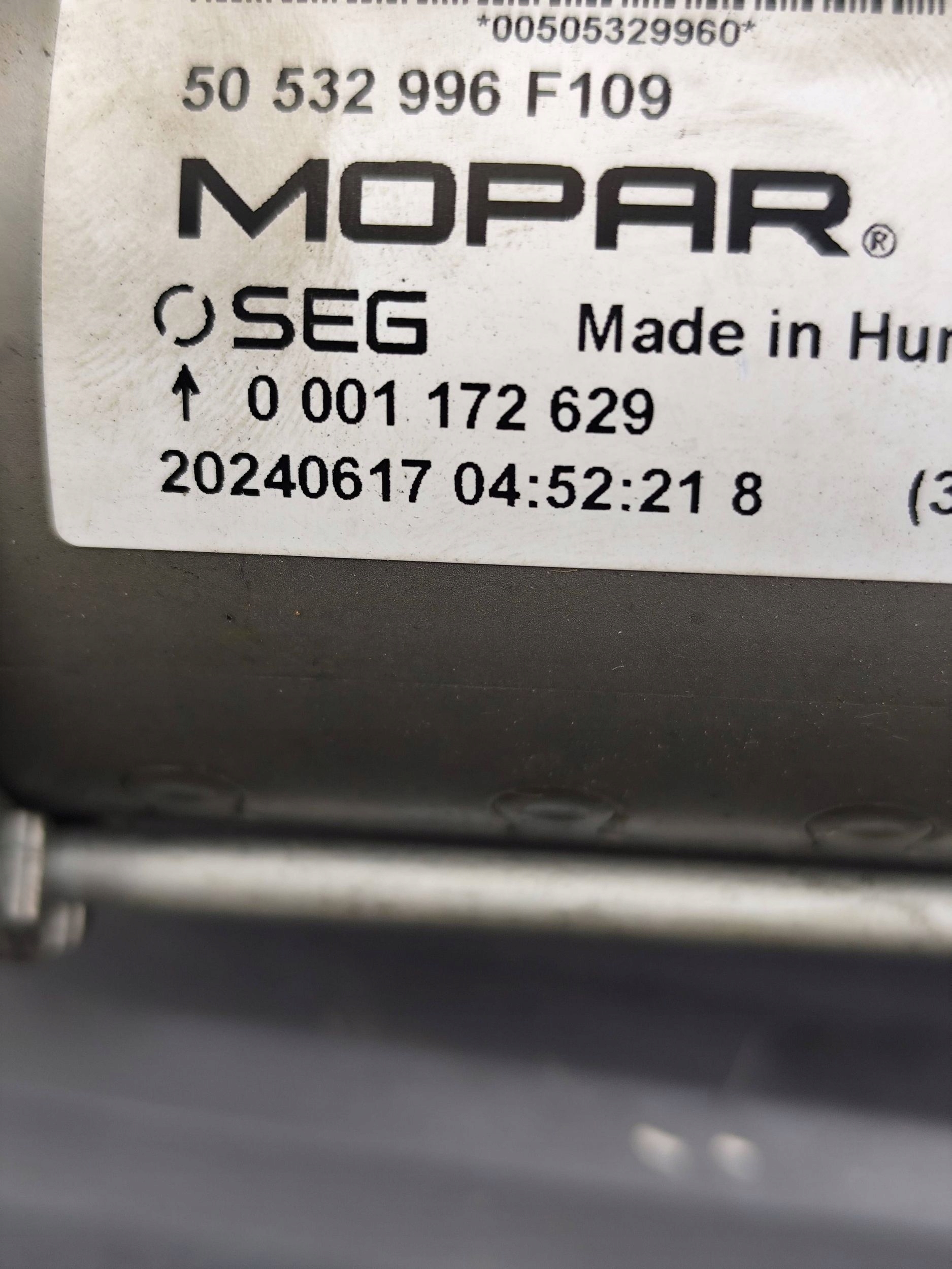 MASERATI GRECALE 2.0 starter