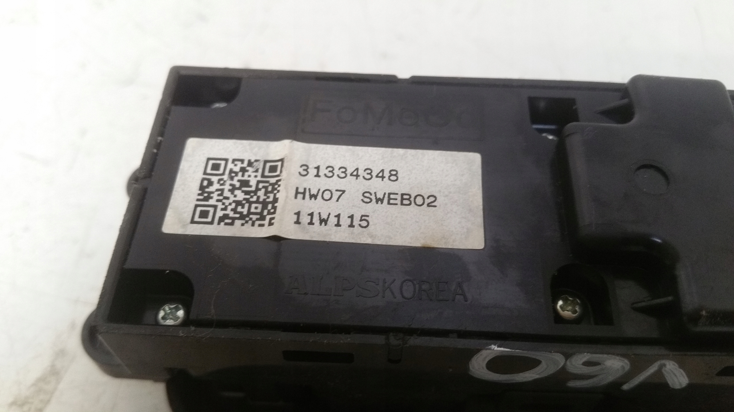 Panel szyb 31334348 Volvo V60