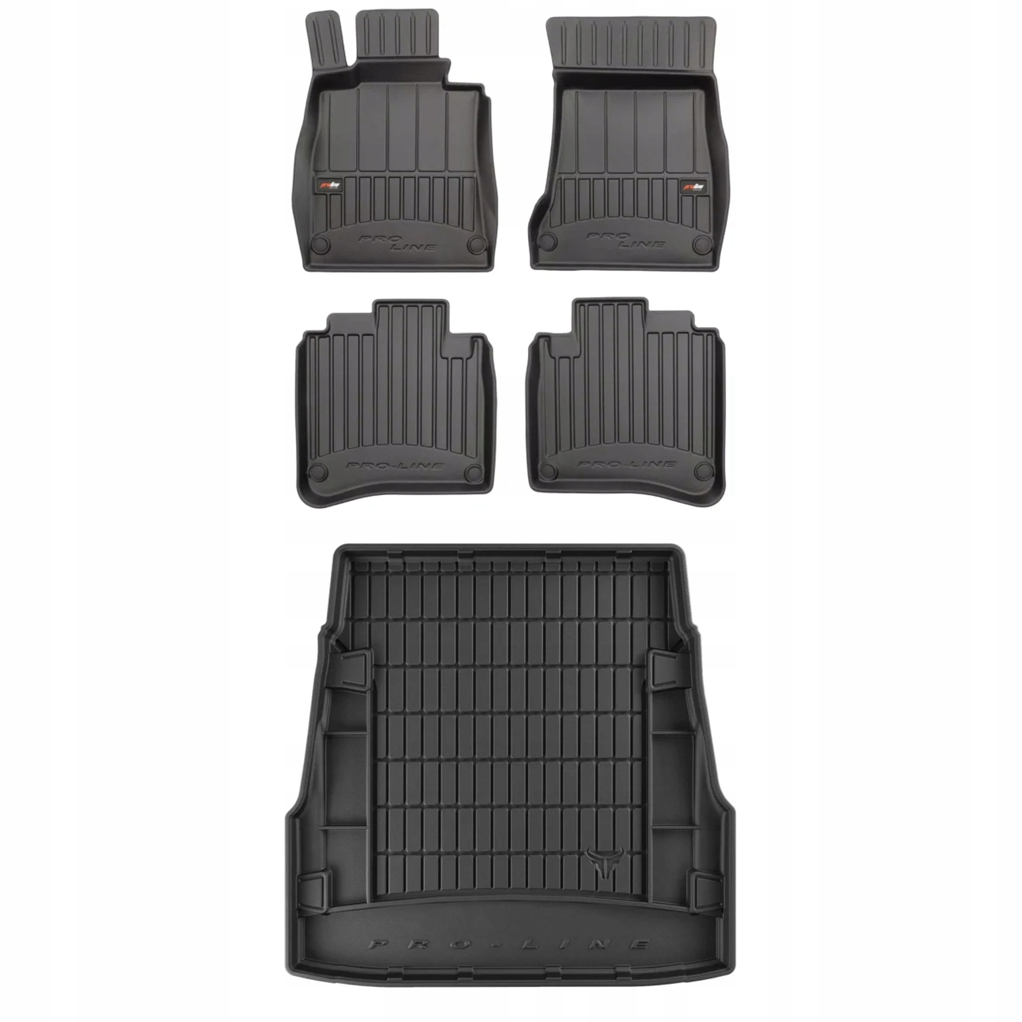 3D gumová sada koberců a rohožek Mercedes třídy S W222 2013-2020 Sedan, 4ma
