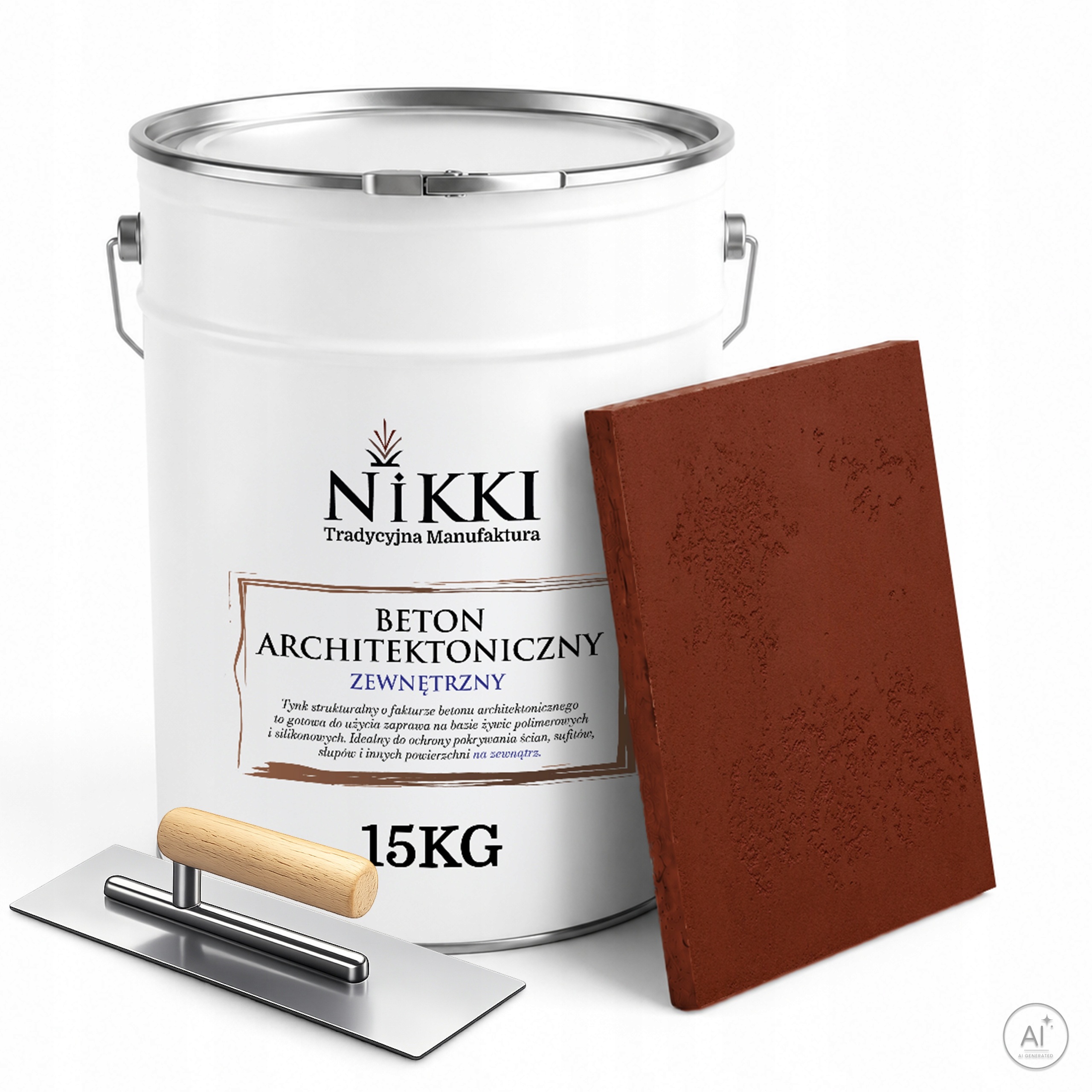 Architektonický beton dekorativní venkovní 10m2 15kg Stará cihla stěrka