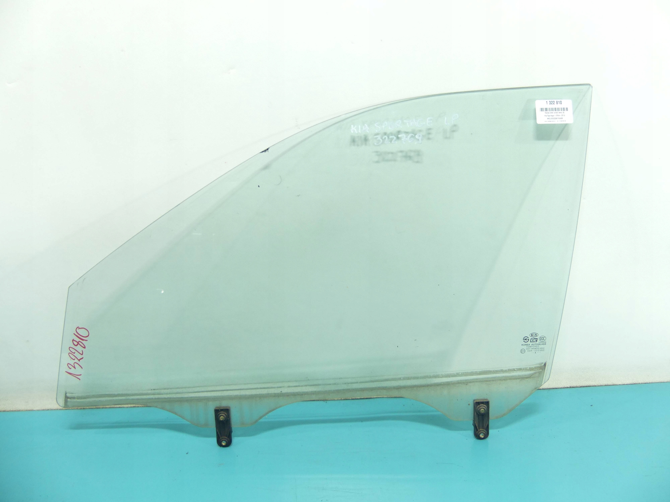 SZYBA DRZWI PRZÓD LEWA KIA SPORTAGE II 05R