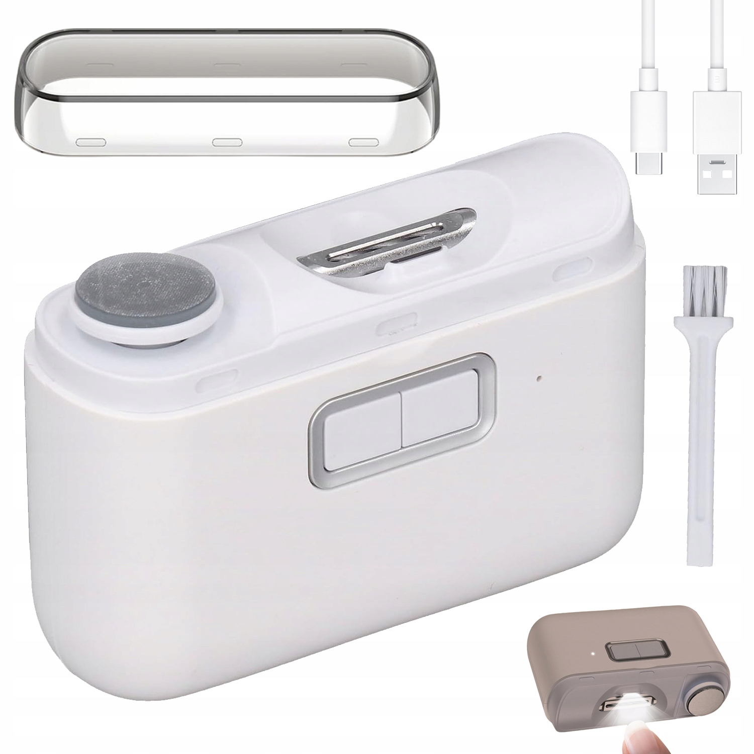 Elektrický Bezpečný Zastřihovač Nehtů Usb