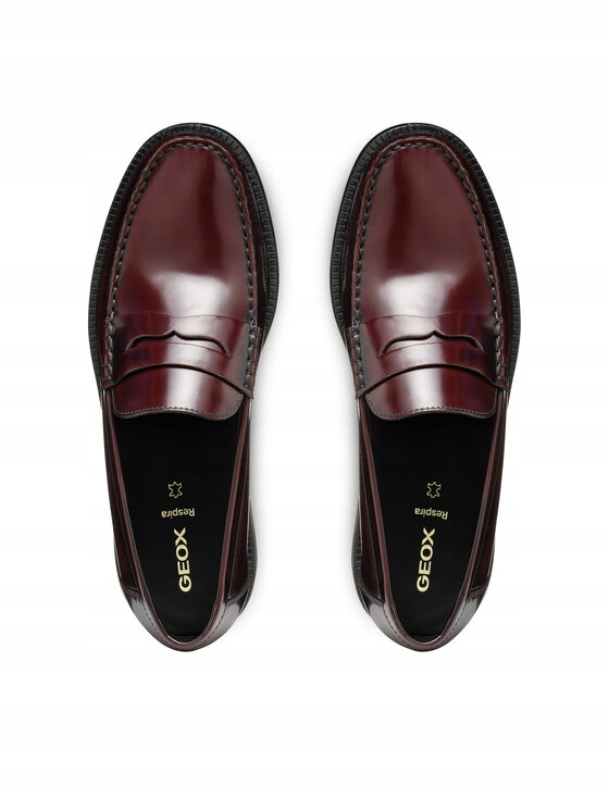 Geox Pánské Mokasíny Hnědé Elegantní Nazouvací S Kůží 40 Jwe