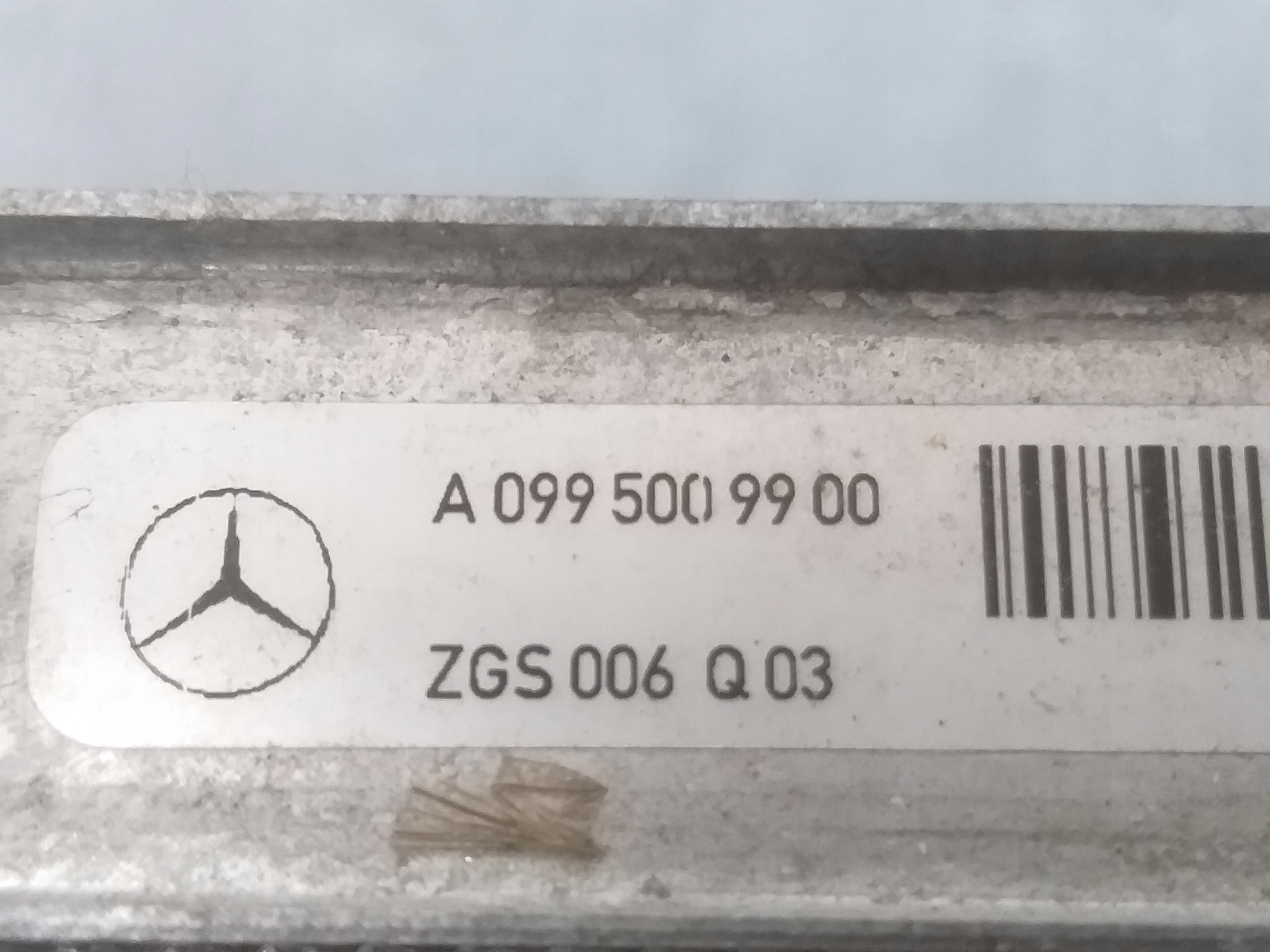 water cooler MERCEDES C KLASA W206 A0995009900