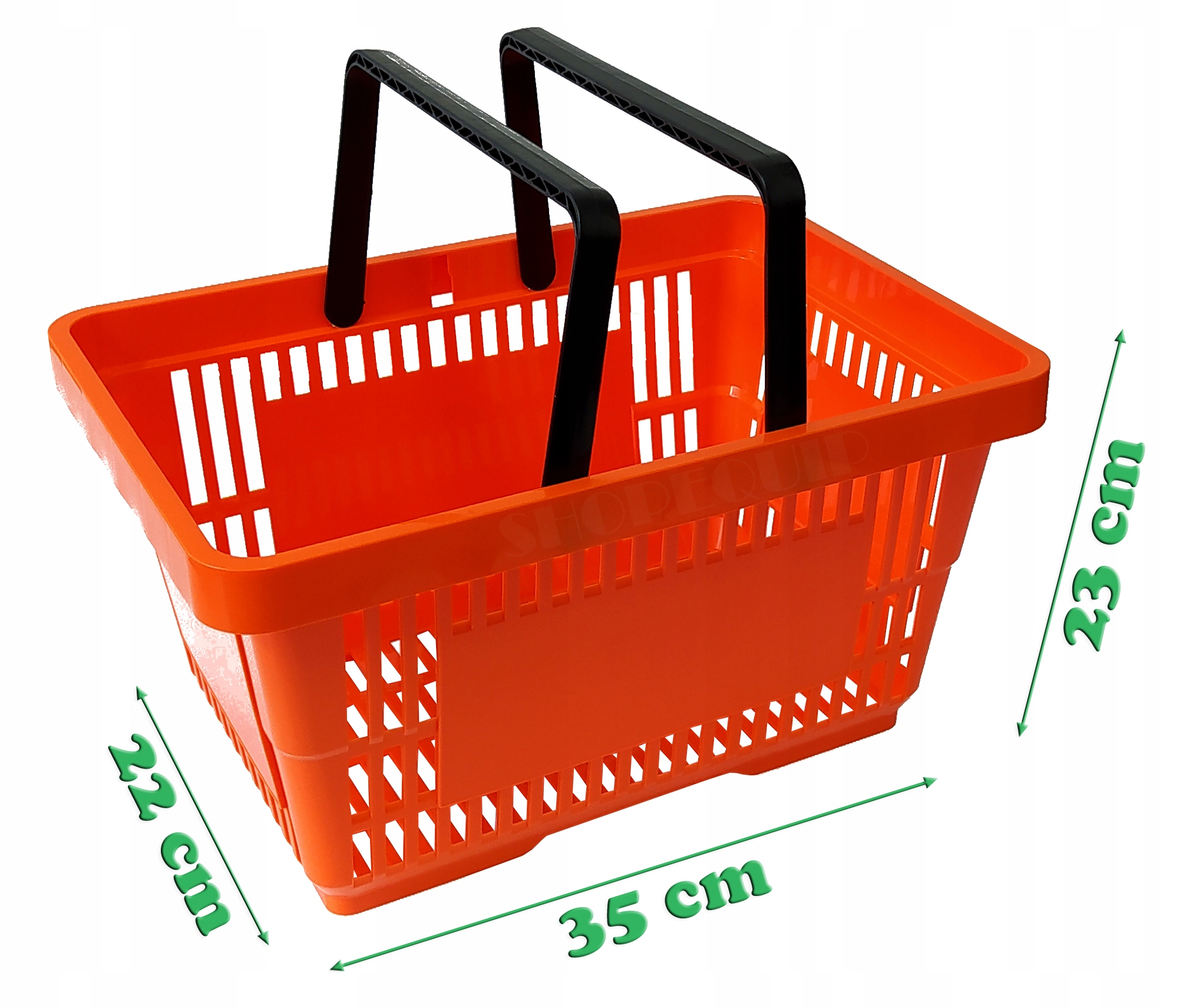 Koszyk Kosz 2 Rączki Przezroczysty Transparentny Marka KPL