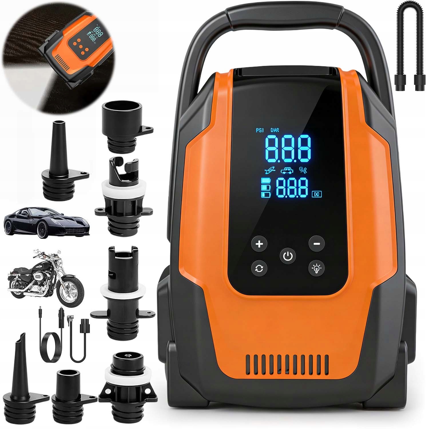 Elektrická Pumpa Pro Nafukování Kajaku Paddleboardy Pontonu 50PSI 3 Režimy