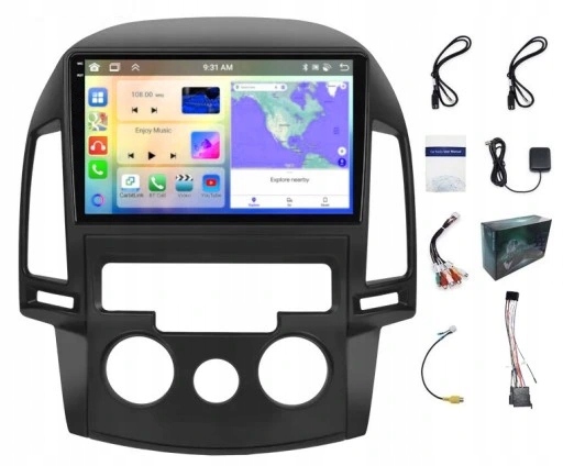 Rádio Navigácia Carplay Hyundai I30 2006-2012 Bt Wifi Android 4GB 64GB