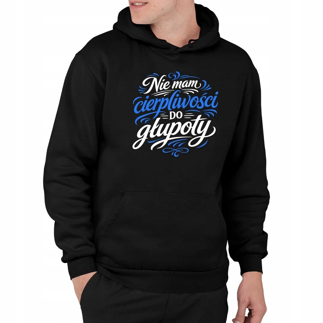 Pánská Mikina Vtipný Dárek Pro Kolegu Nemám trpělivost s hloupostí M