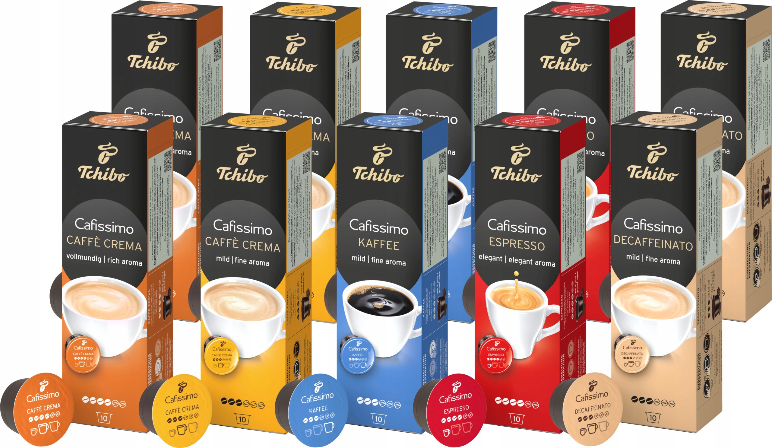 Kapsle Tchibo Cafissimo Sada 10 x 10 kapslí