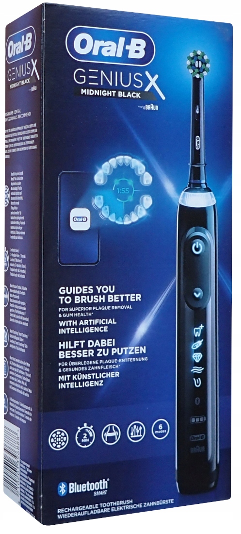 Szczoteczka Elektryczna do Zębów Oral-B Genius X Midnight Black Czarna