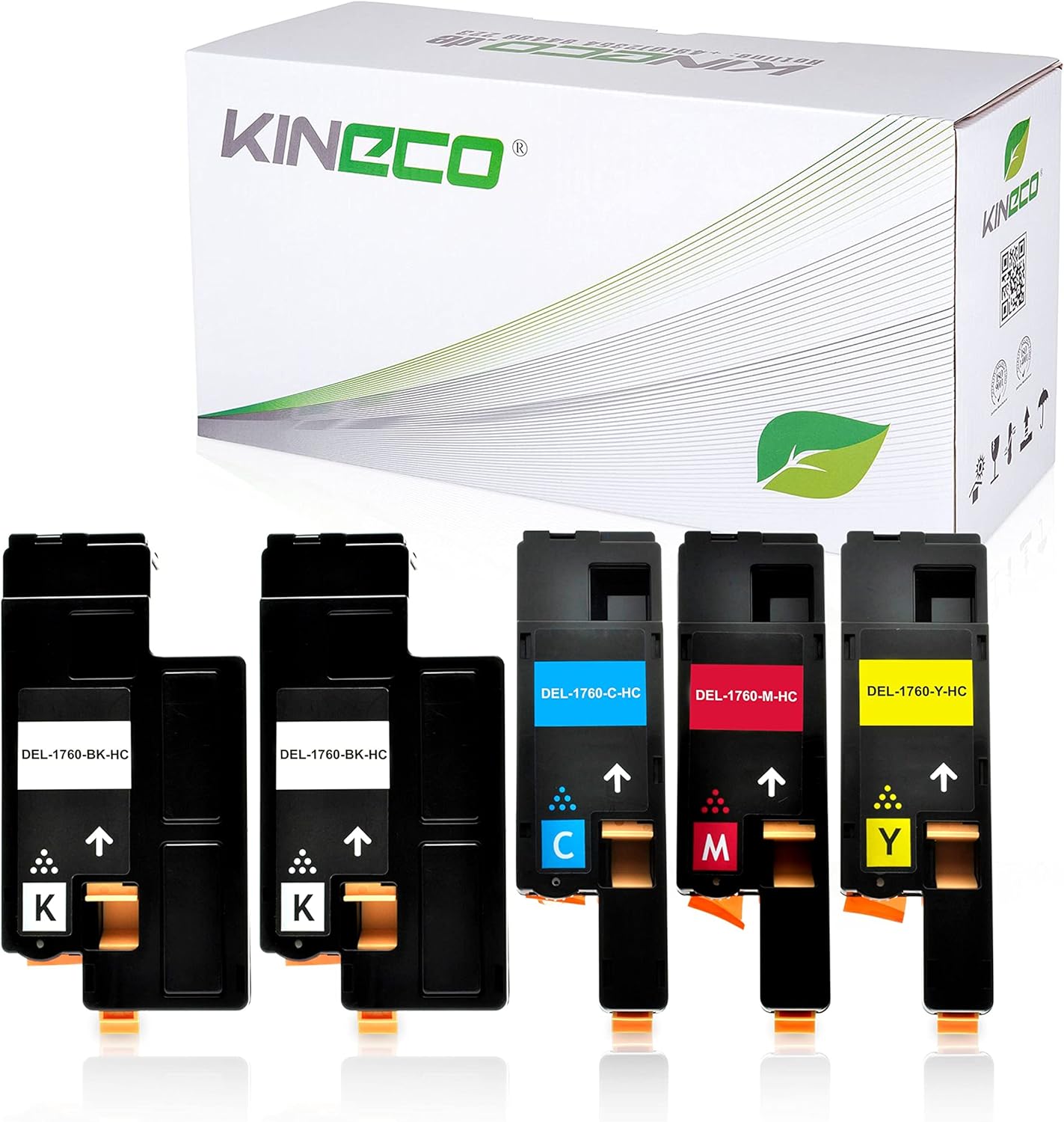 5x Toner Do Tiskárny Dell C1760nw 1250c C1765nfw C1700 Series 1350cnw