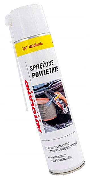 DB-AutoMoti AUTOLAND SPRĘŻONE POWIETRZE USUWA KURZ I BRUD 0,6L