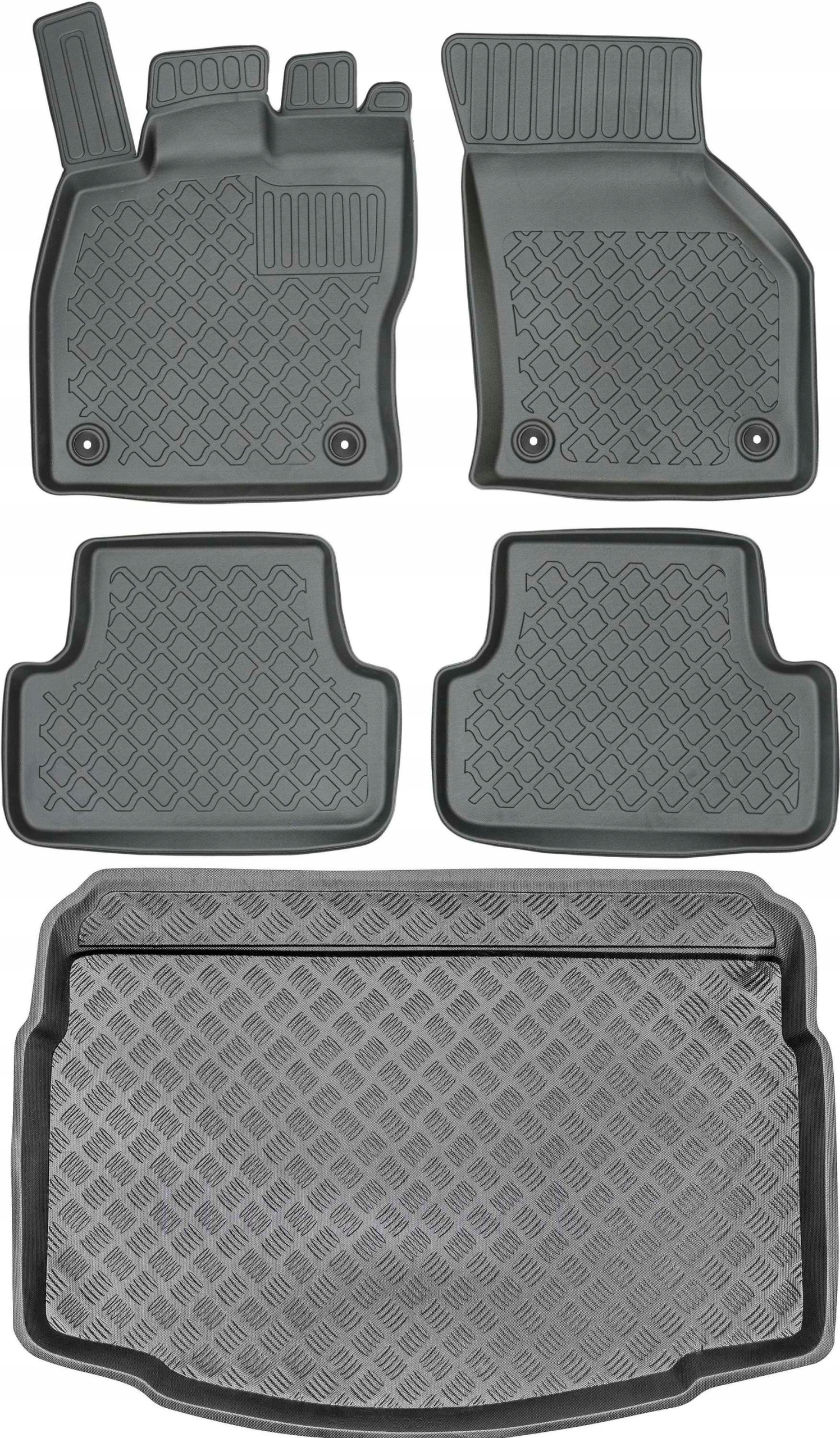 Volkswagen Golf VII Hatchback od roku 2012-2020 Sada Koberce batožinový priestor