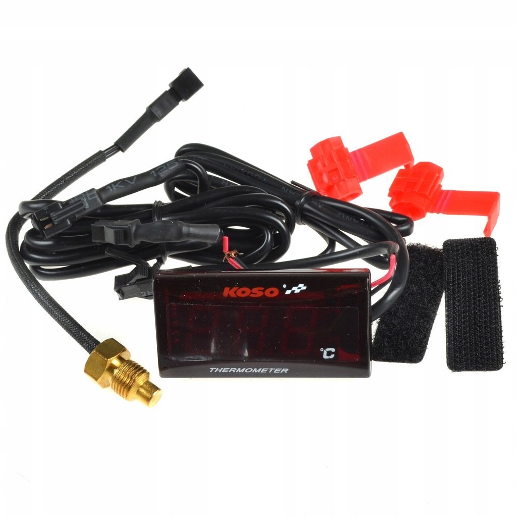 WSKAŻNIK TEMPERATURY TERMOMETR MOTOCYKL LCD KOSO
