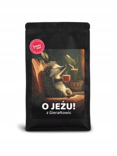 Levně Káva zrnková O ježkovi z Gierałtowic 1 Kg Čerstvě pražená z pražírny KawaMať