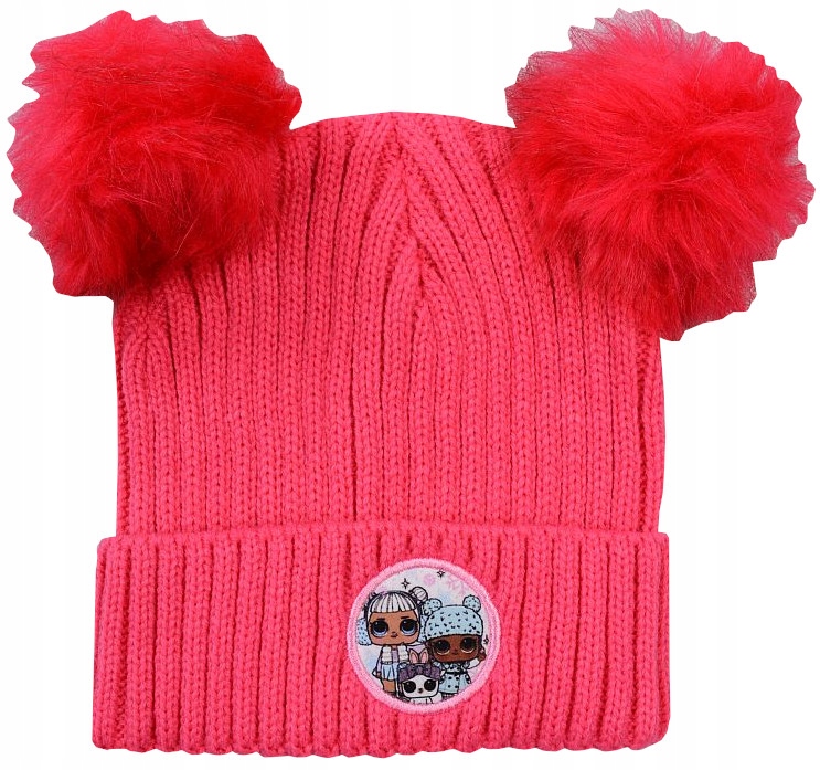 

Lol Surprise Czapka Zimowa Pompony róż 52 cm R059J
