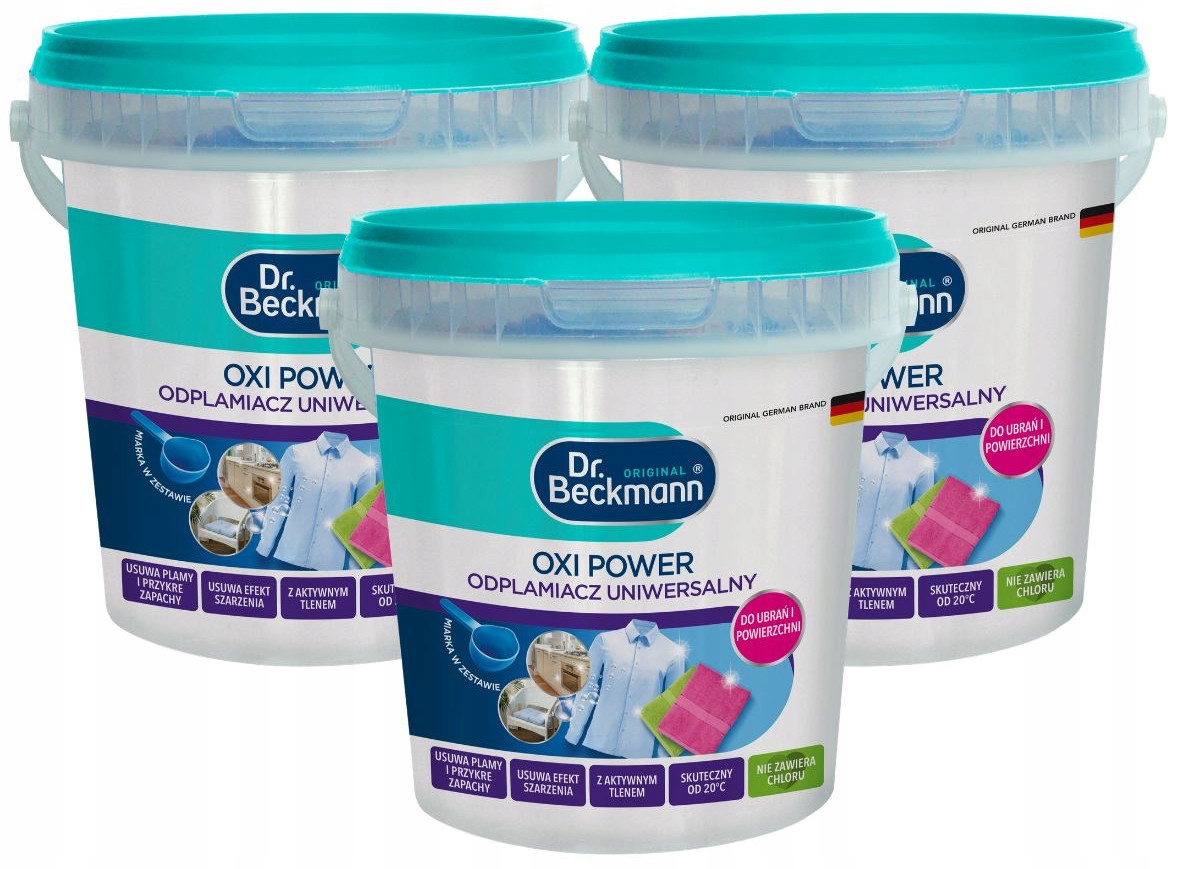 Levně Dr. Beckmann Oxy Power Univerzální odstraňovač skvrn na oblečení a podlahy na nábytek 3 kg