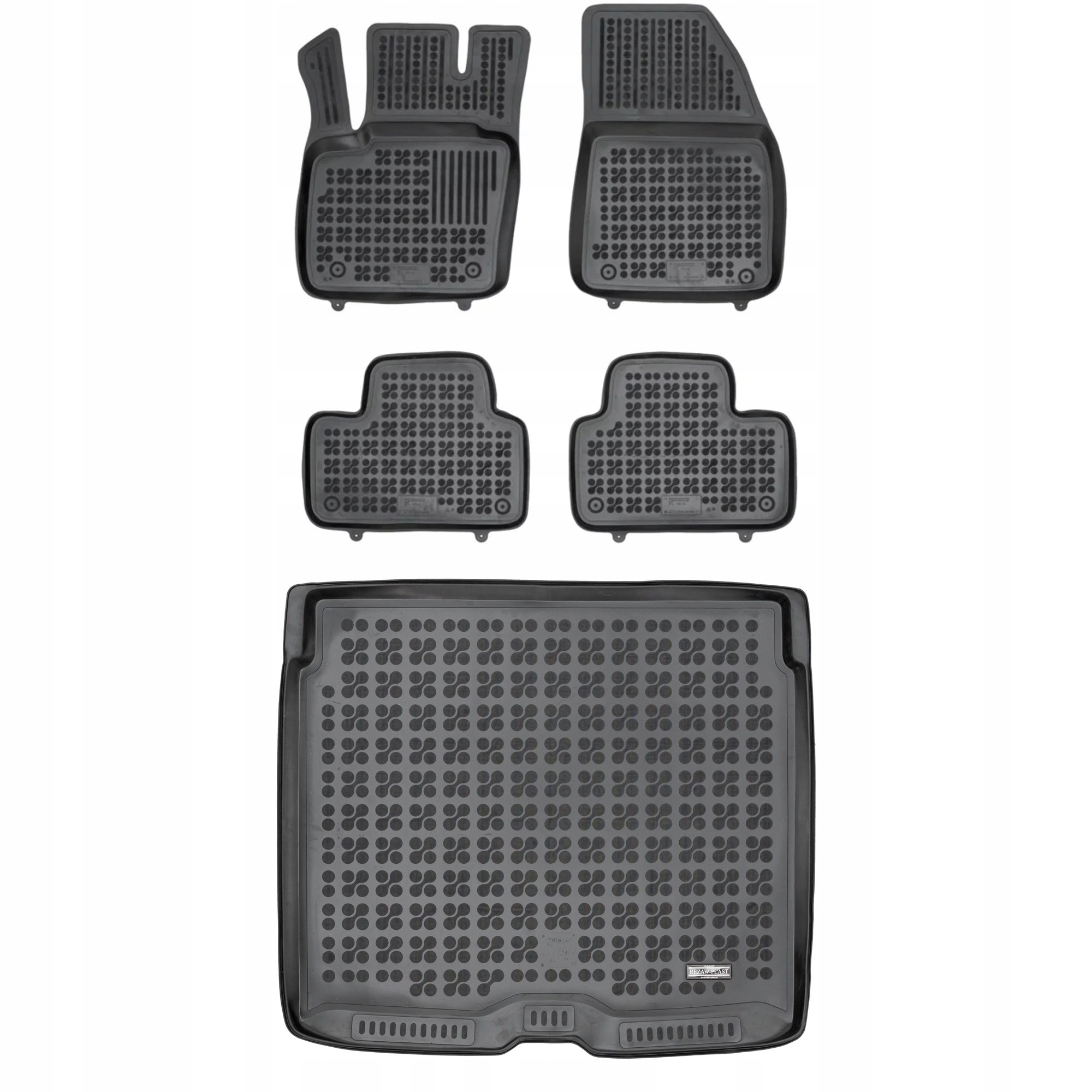 Gumowy zestaw dywaniki i mata Volvo XC40 2017-2019 pasuje również do Hybryd