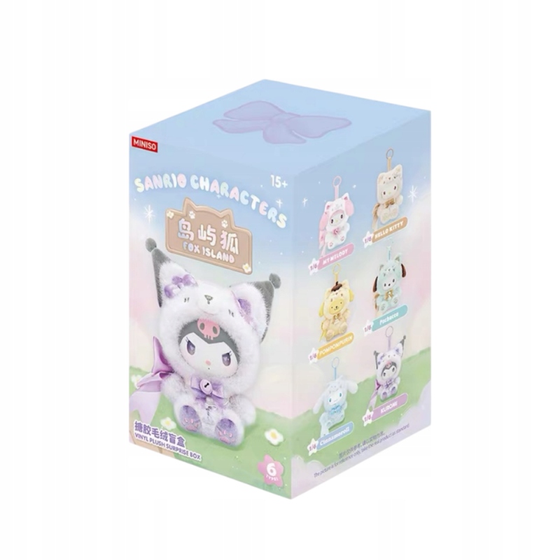 Original Miniso x Sanrio Characters Fox Island Vinyl Plush Blind