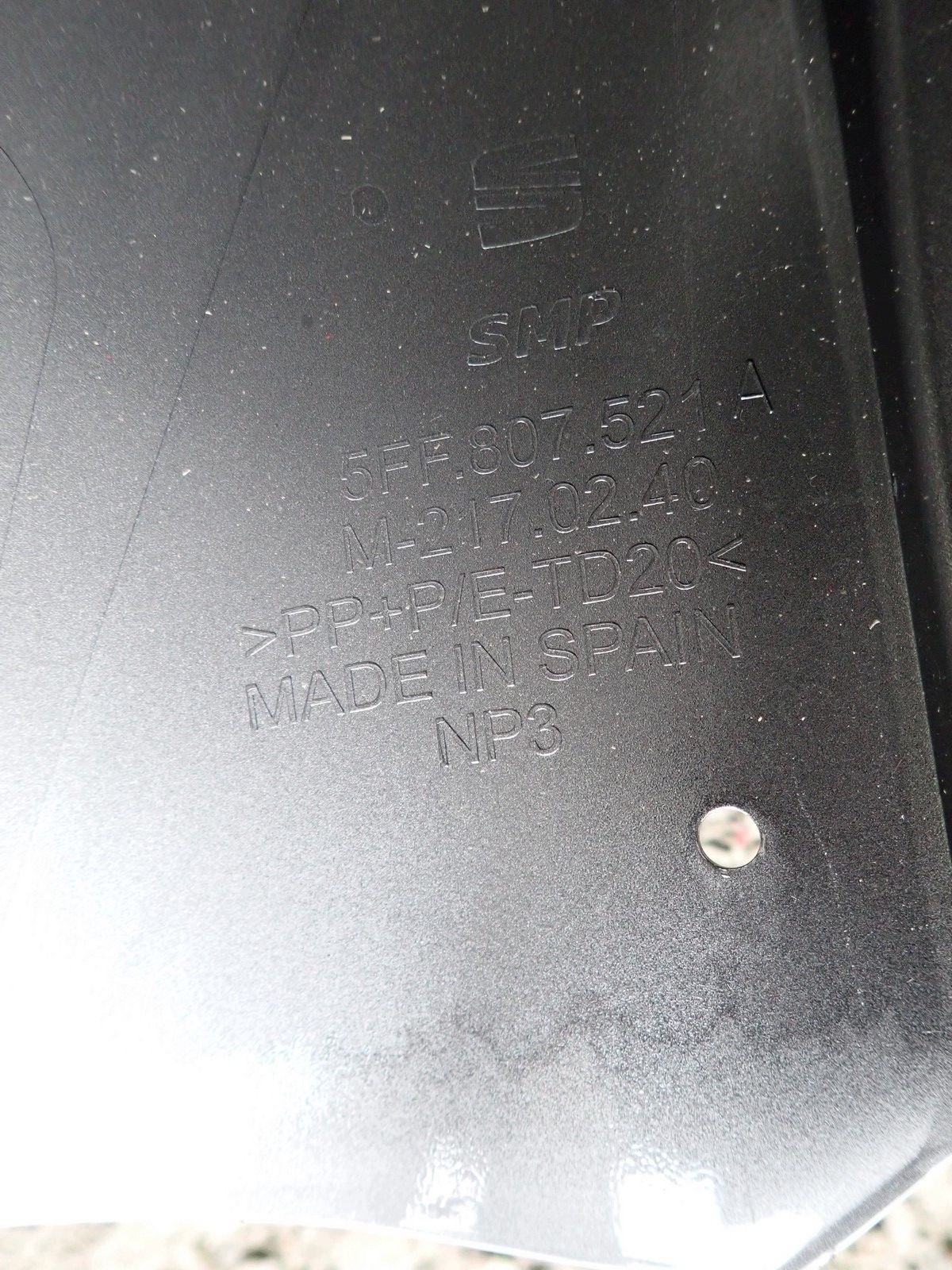 bumper rear part rear CUPRA FORMENTOR 5FF KM7 2021- 5FF807521A