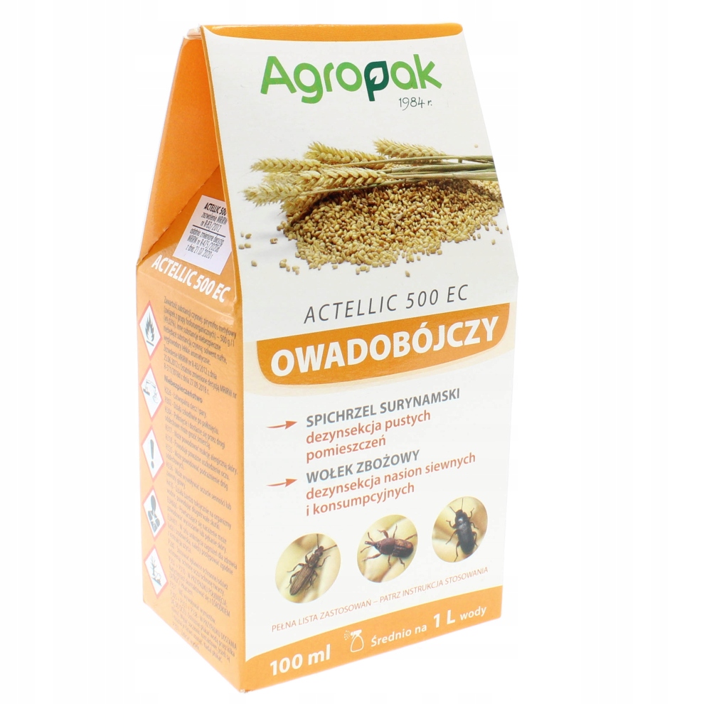 

Agropak Actellic 500EC 100ML Wołek Zbożowy