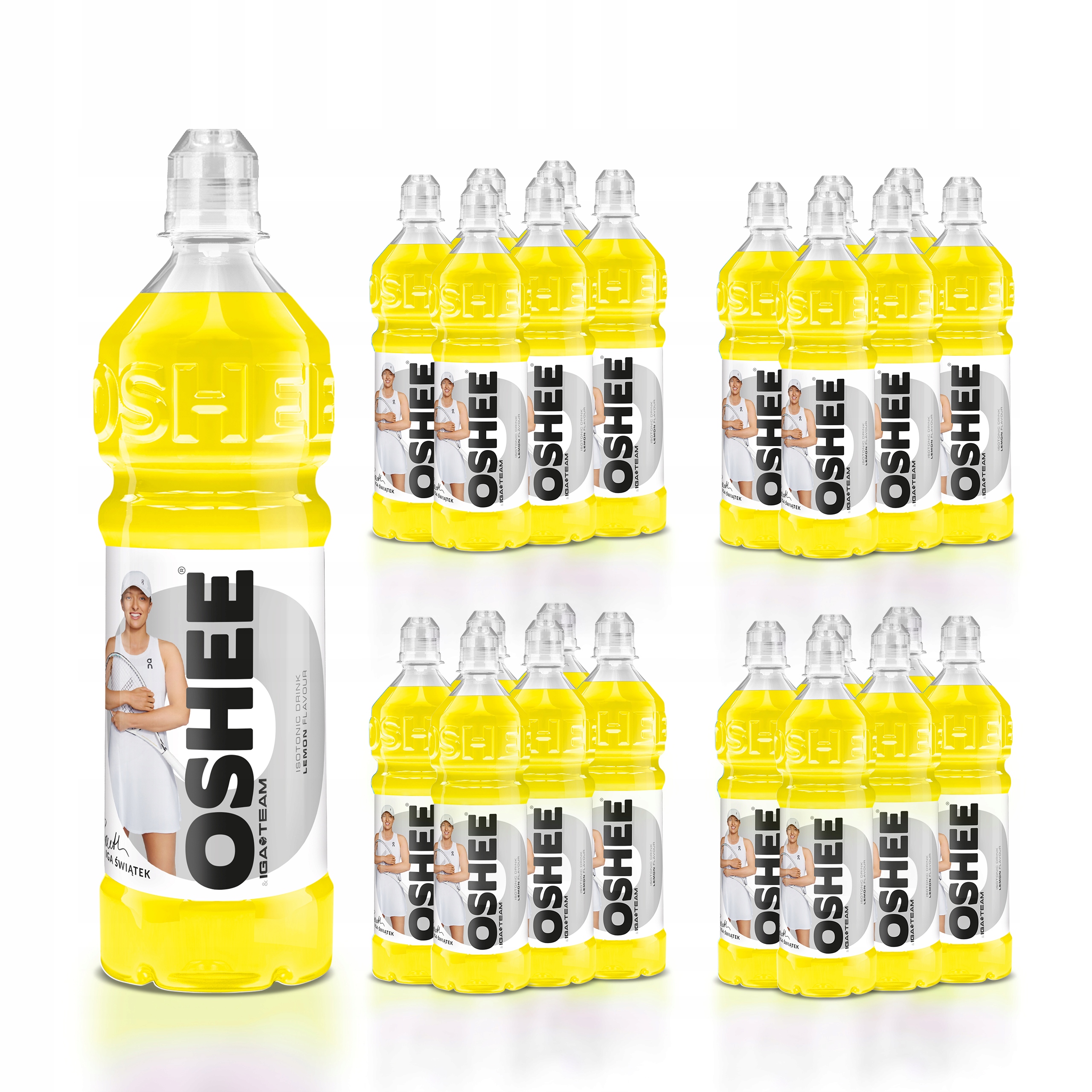 24x Napój izotoniczny Oshee Isotonic Drink cytryna 750 ml extra nawodnienie