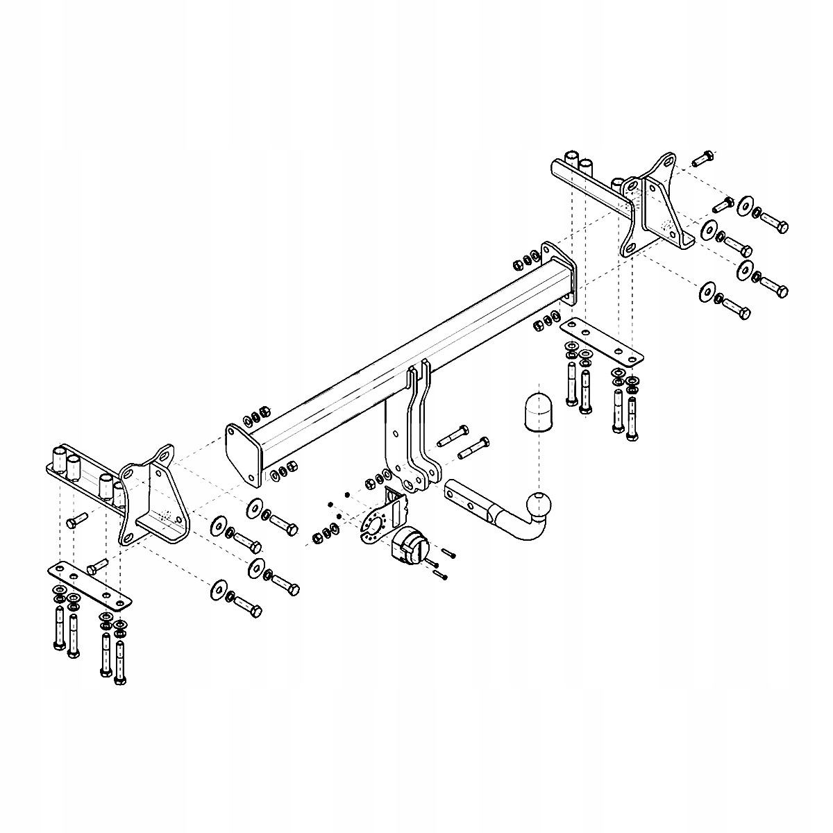 Hak holowniczy Land Rover Range Rover L560 SUV od 17 MODUŁ WIĄZKA 13 PIN Producent Steinhof