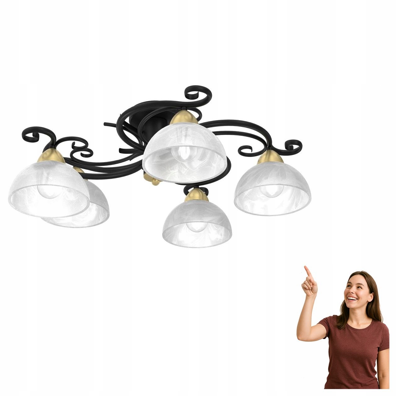 Stropná lampa Aurora 5978 Luminex