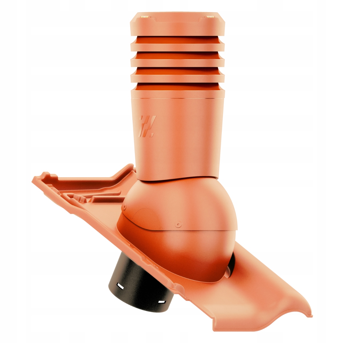 Větrací komín ECO150 střešní taška Creaton Titania Měděná