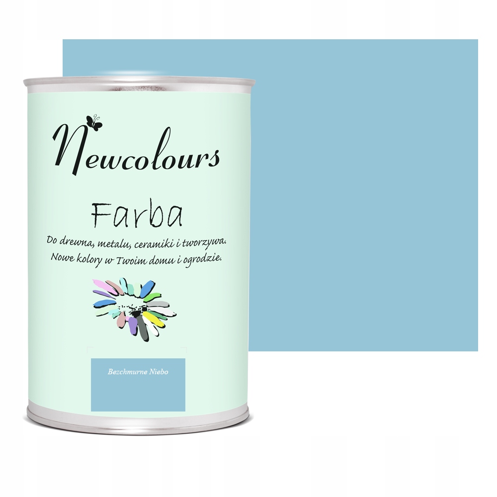 Farba do mebli Newcolours 900 ml Bezchmurne Niebo