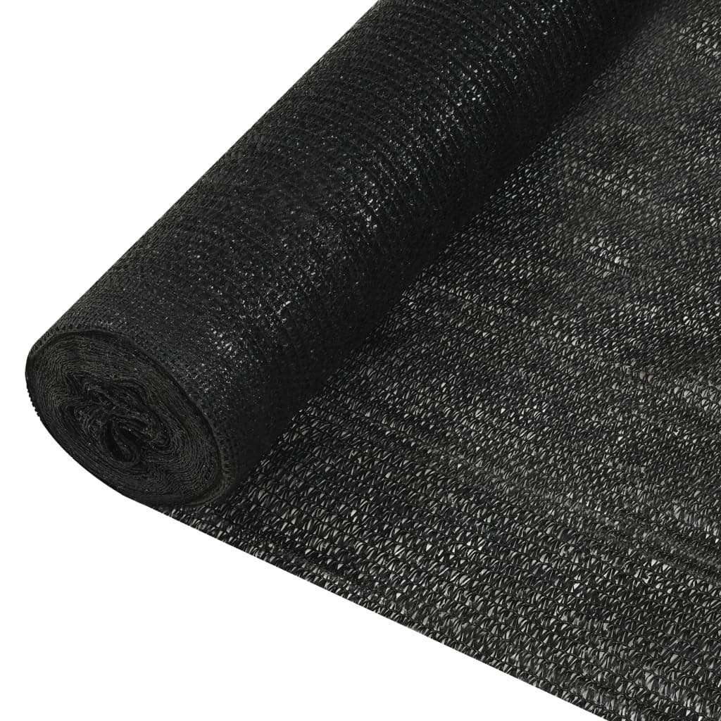 Stínící tkanina, černá, 2x25 m, Hdpe, 195 g/m²
