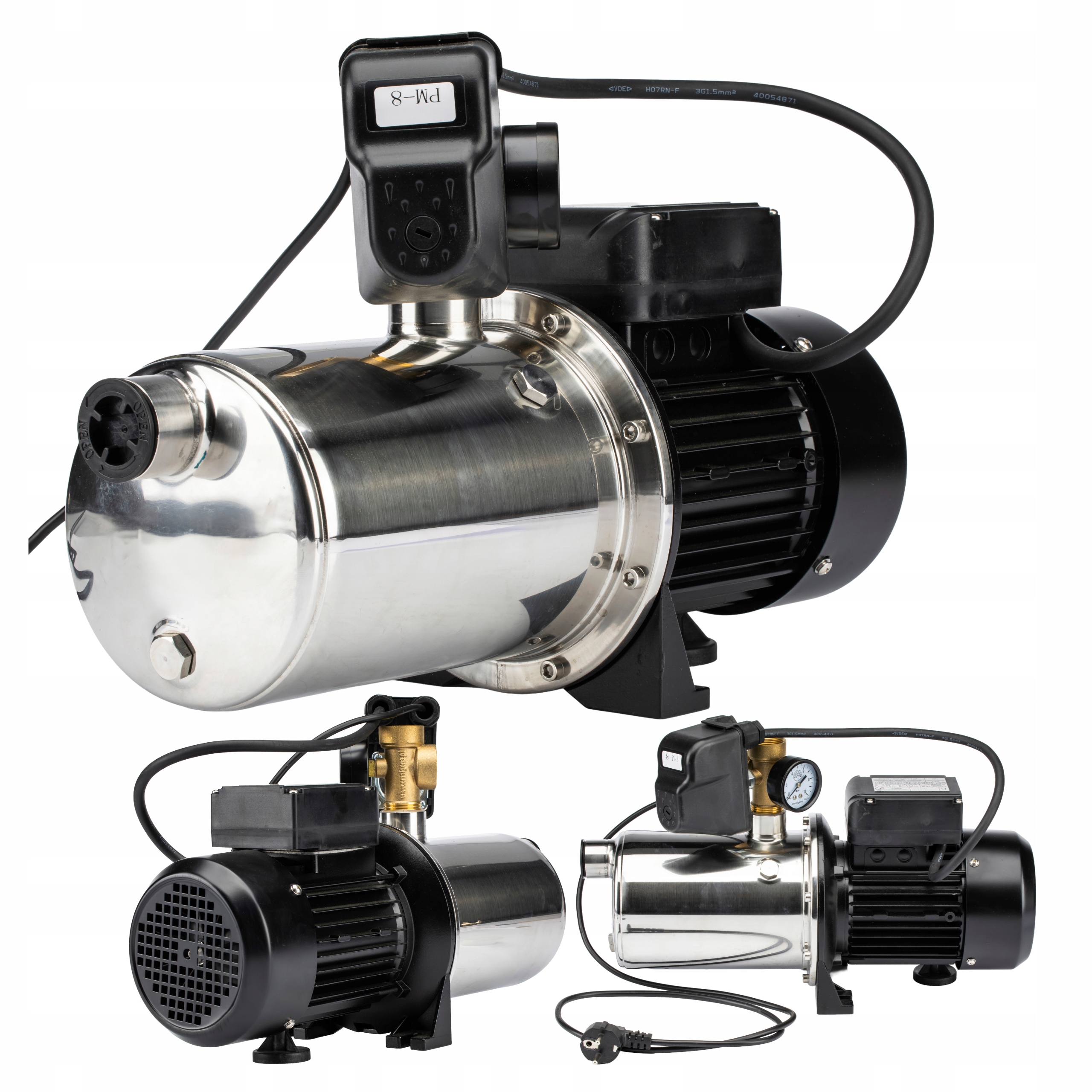 Pompa Hydroforowa Msp 100 Inox Premium 230V Z Osprzętem Do Wody Czystej