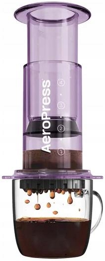 Aeropress Clear Fialový kávovar