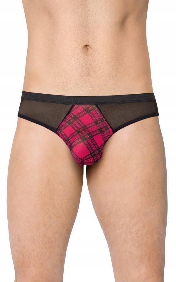 

Eleganckie Stringi Męskie Krata Softline 4524 M/L