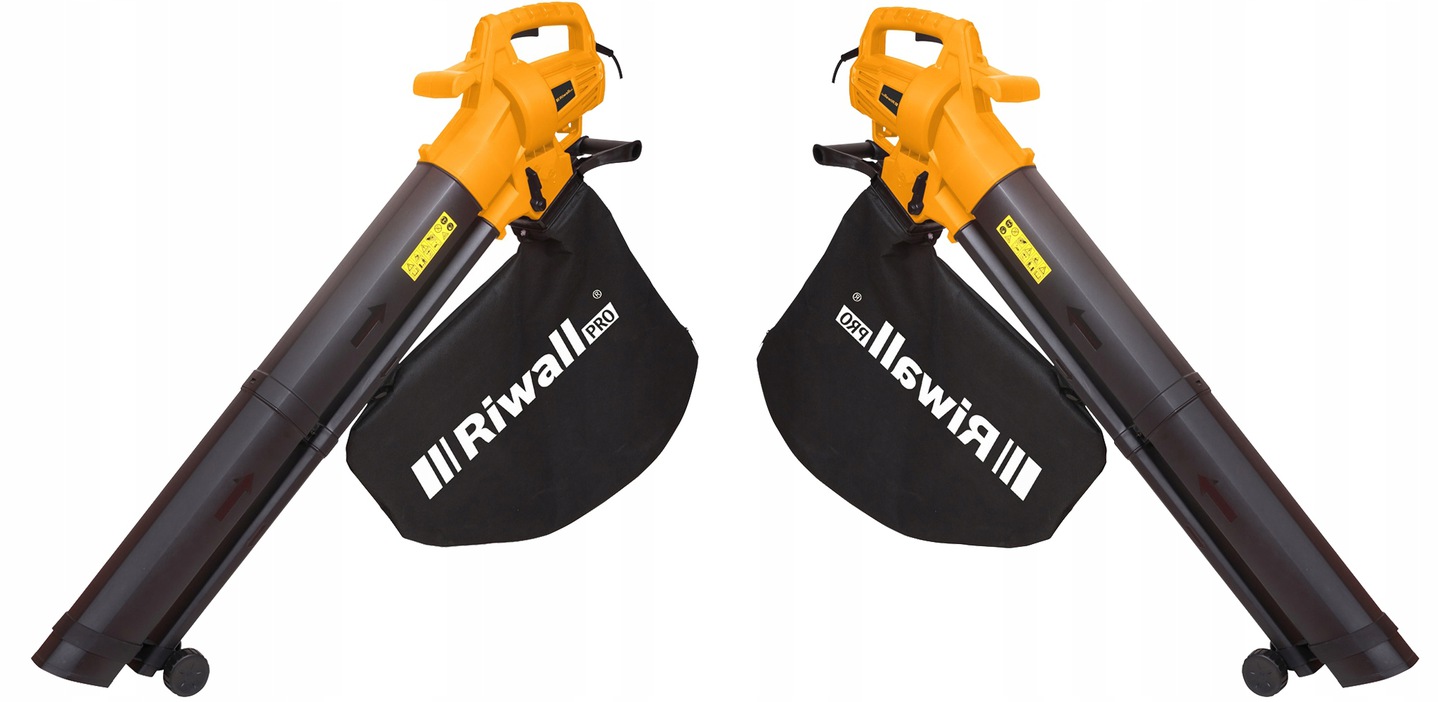ЕЛЕКТРИЧНИЙ ПИЛОСОС ДЛЯ ПРИБИРАННЯ ЛИСТЯ 45 Л Riwall REBV3200E ПОДРІБНЮВАЧ Riwall Brand