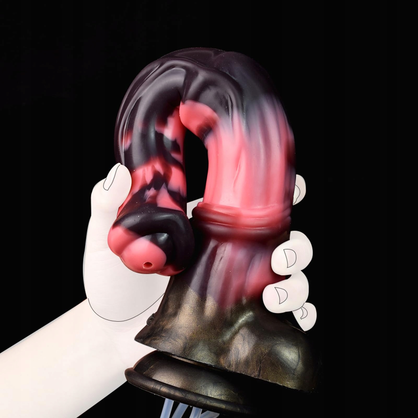 YOUXCLIAN Realistyczny Dildo Koński 31cm Silikonowy Z Funkcją Spermy — miniatura 3