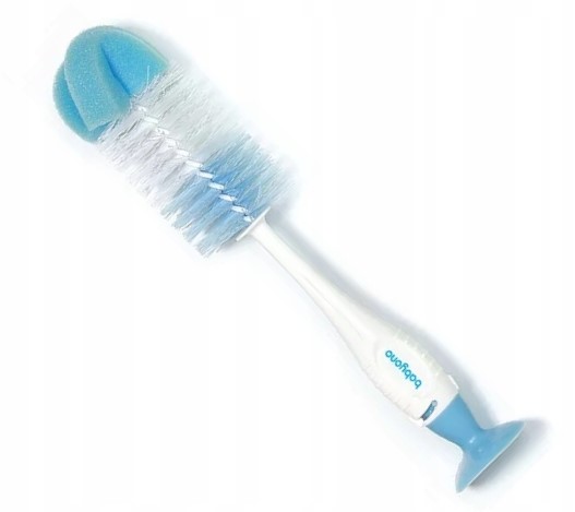 BABYONO szczotka do butelek i smoczków PRZYSSAWKA