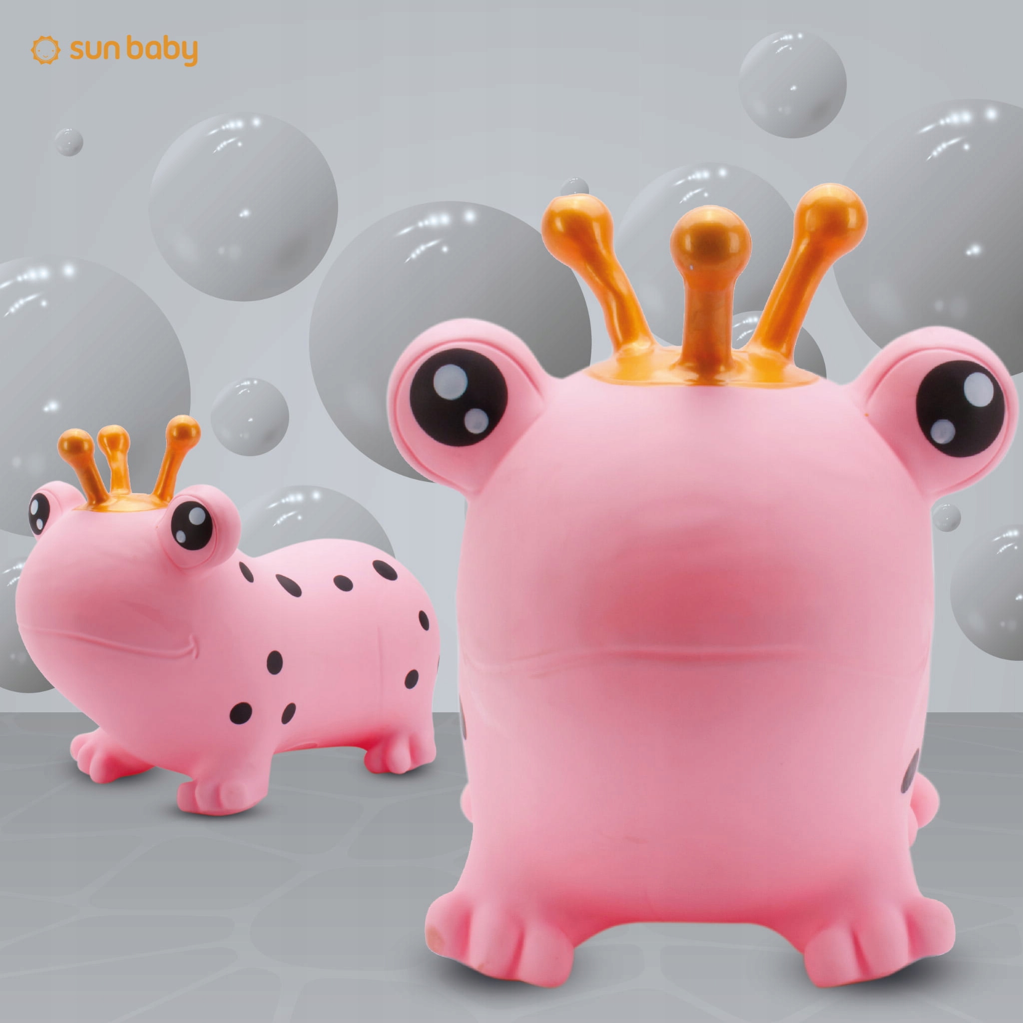 Skoczek dla dzieci do skakania z pompką ŻABA różowy Sun Baby Rodzaj skoczki