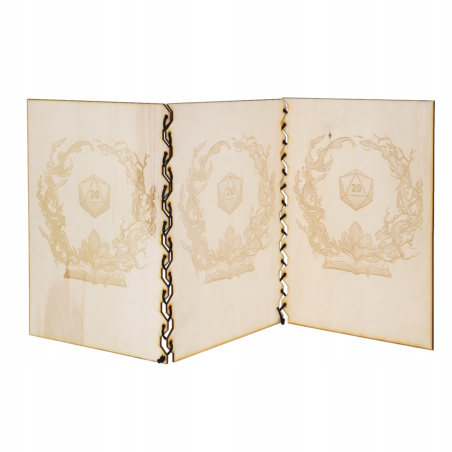 KSIĘGA MOCY DREWNIANY EKRAN MISTRZA GRY Rodzaj ekrany