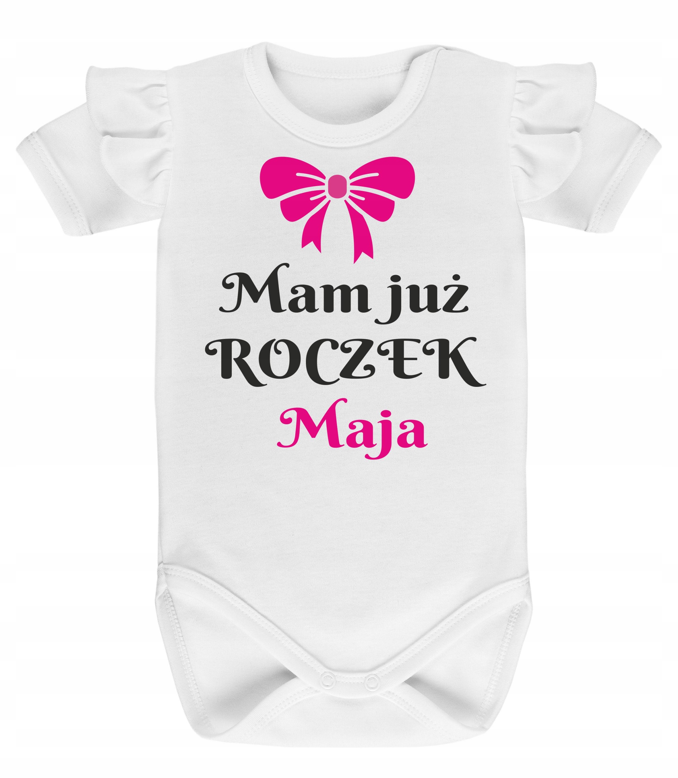 

Body z falbankami roczek, pierwsze urodziny Imię