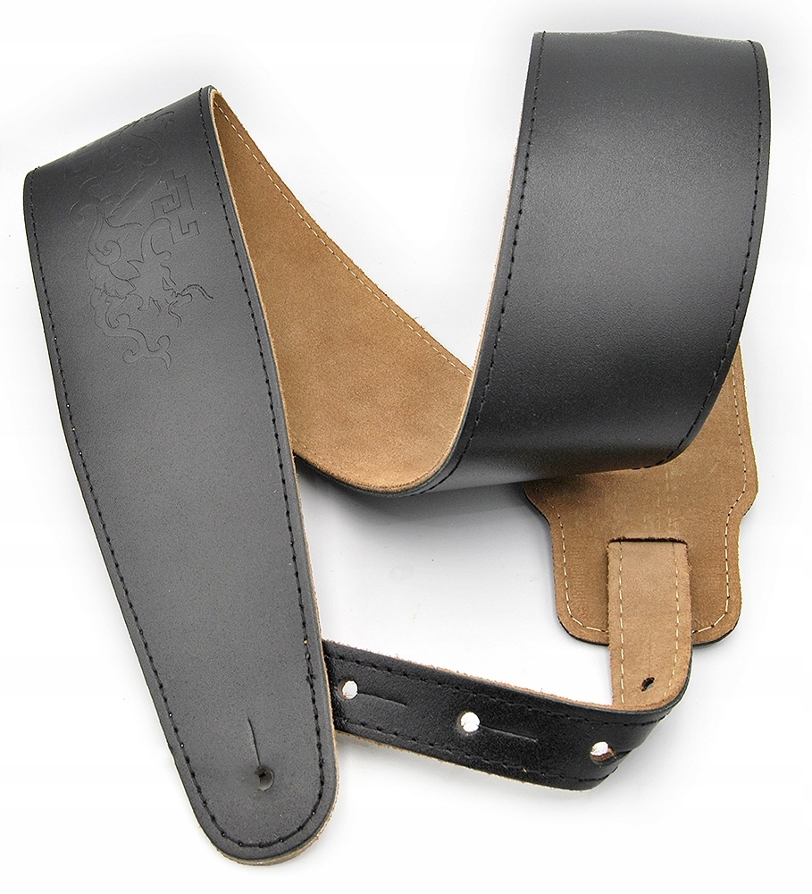 Kytarový popruh Rali EMBOSSED-I-06-Black – kytarový pás