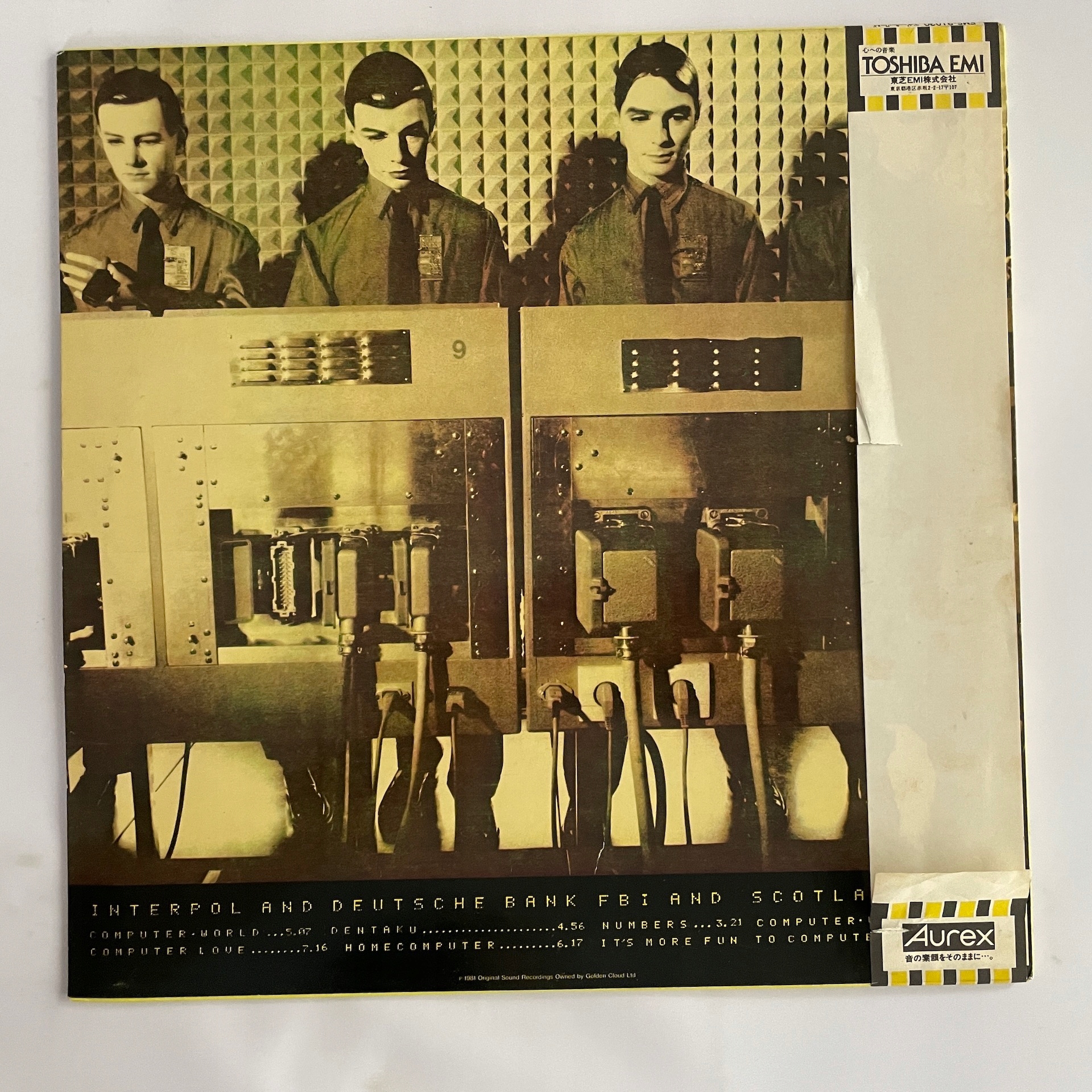 【帯付】Kraftwerk Computer World Kraftwerk – Computer World – Cassette (Yellow Shell, Album