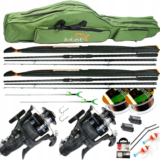 

Zestaw wędkarski 2x Karpiówka jaxon Kołowrotek Z32