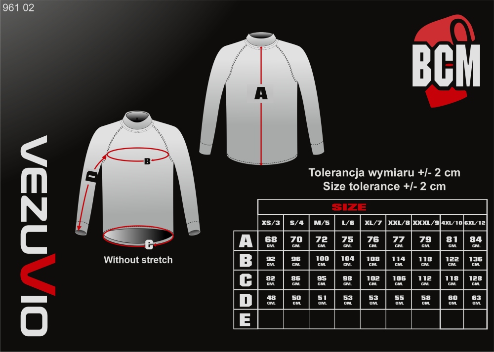 Bielizna zimowa koszulka męska thermo Vezuvio Q-Skin rozmiar XL Kolekcja Zimowa