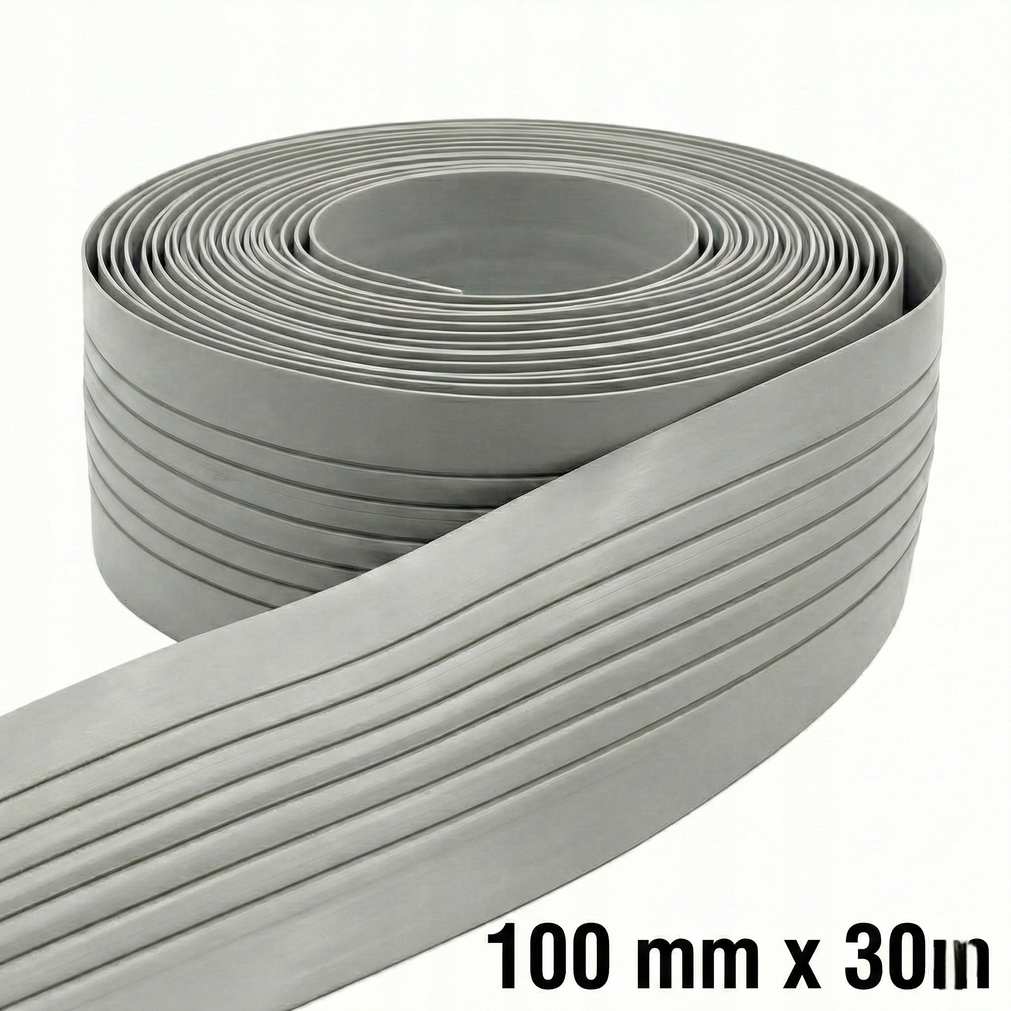 30 m x Pvc ochranná lišta šedá 100 mm pro ponton Sup kajaku, pružná